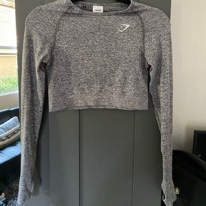 Gymshark long sleeve crop top